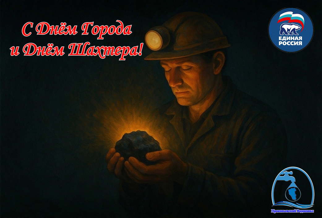 Поздравление генерального директора c Днём города и Днём Шахтера