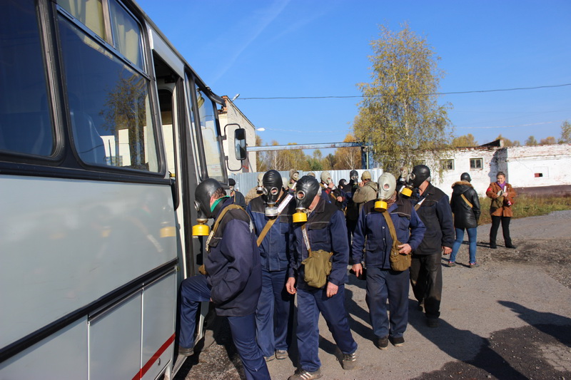 На территории Водоканала проведены тактико-специальные учения