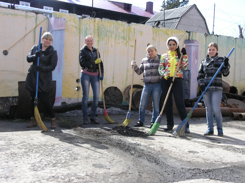 Прокопьевский Водоканал принял участие в очередном субботнике