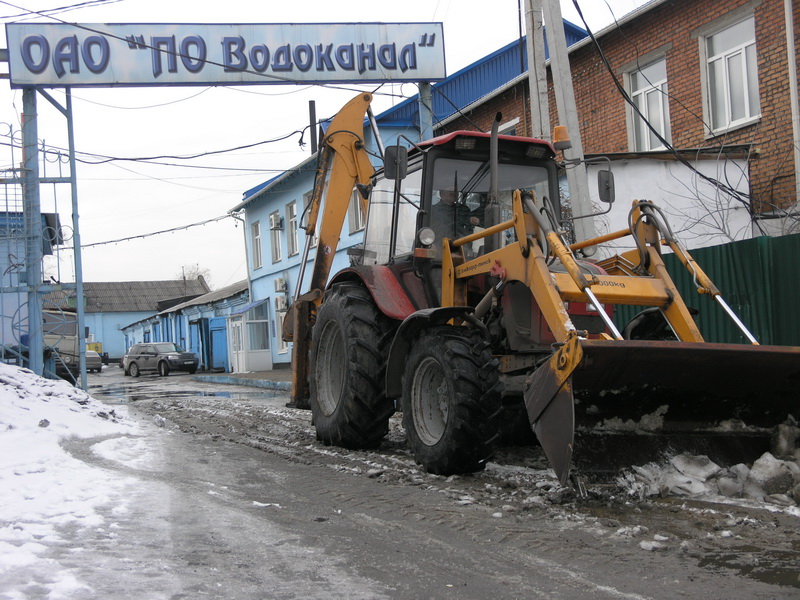 Прокопьевский Водоканал принял участие в субботнике по уборке снега
