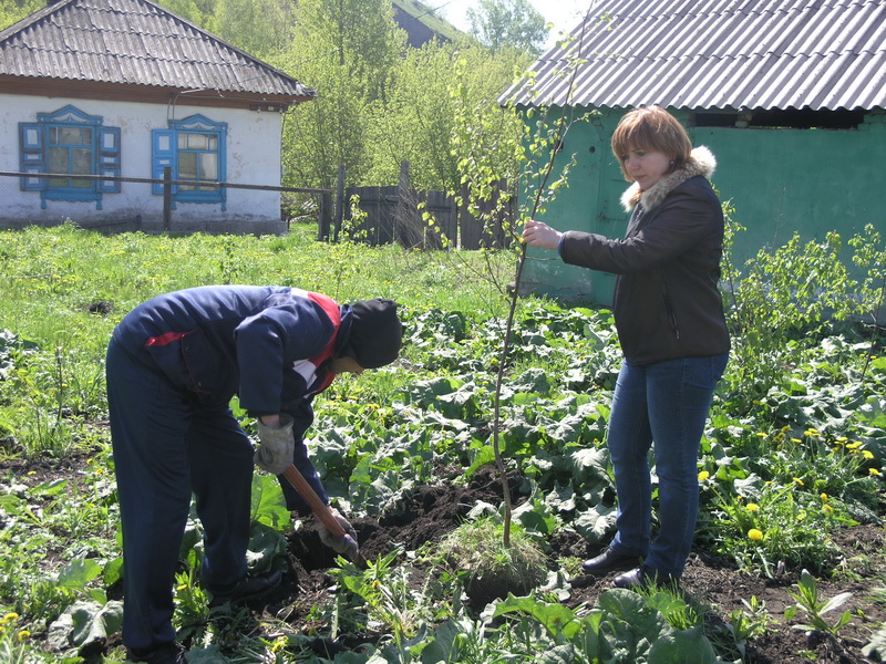 Водоканал принял участие в областной акции «Всекузбасский день посадки деревьев»