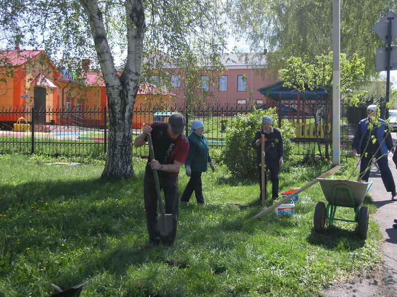 Водоканал принял участие в областной акции «Всекузбасский день посадки деревьев»